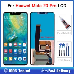 Super AMOLED Display For Huawei Mate 20 Pro LCD Display Touch Screen Digitizer Assembly Repair With fingerprint 6.39'' LCD OEM