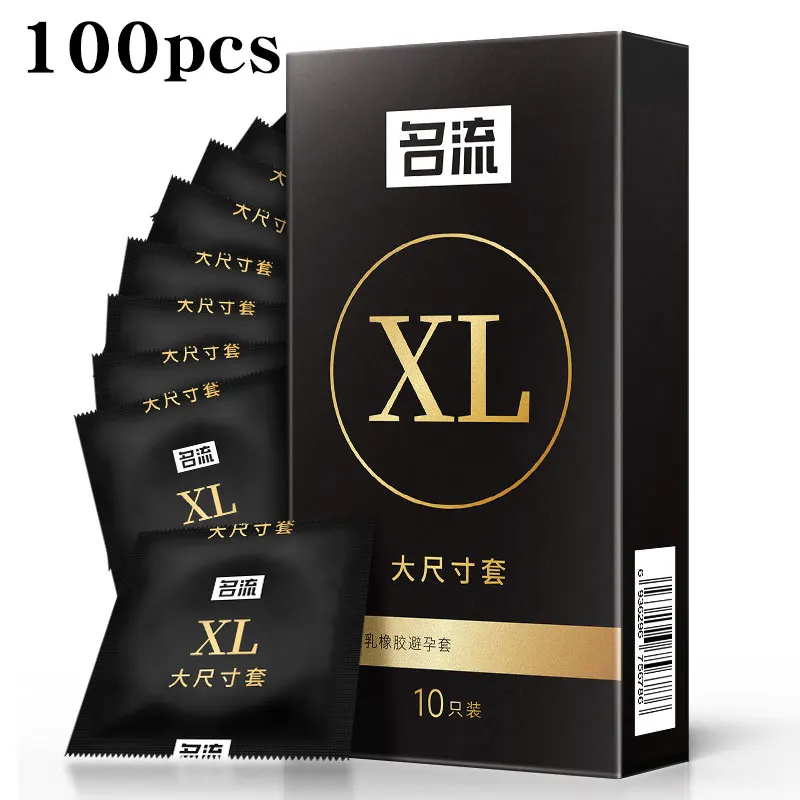 MingLiu 100 Pcs/lot Best Quality Thin Condoms Silicone Penis Extender Condom Men Condoms Sex Toys for Men Penis Sleeve Orgasm