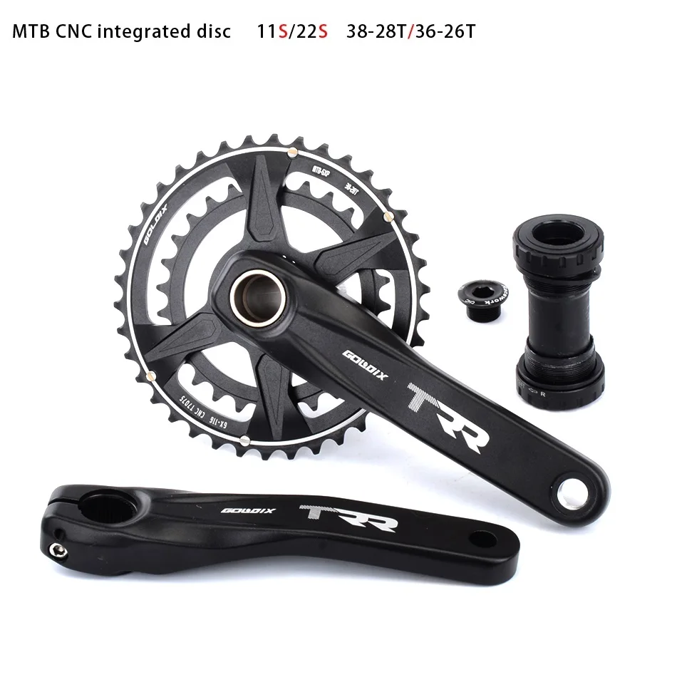 

Bicycle Crankset 170mm MTB Crank Bike Sprocket 36/26T 38/28T Chainwheel Narrow Wide Chainring 11S 22S For SRAM GXP XX1 X9 XO X01