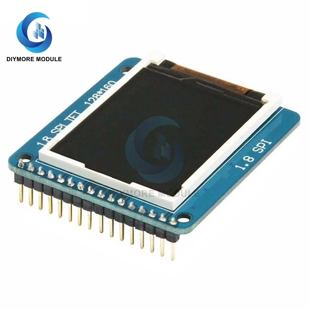 

1.8" TFT LCD Display Module SPI Interface 128*160 Screen Full Color ST7735R Driver IO Port For Arduino