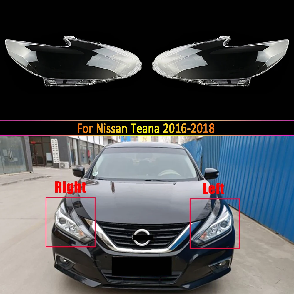 

Car Front Headlight Cover Auto Headlamp Lampshade Lampcover Head Lamp light glass Lens Shell For Nissan Teana 2016 2017 2018