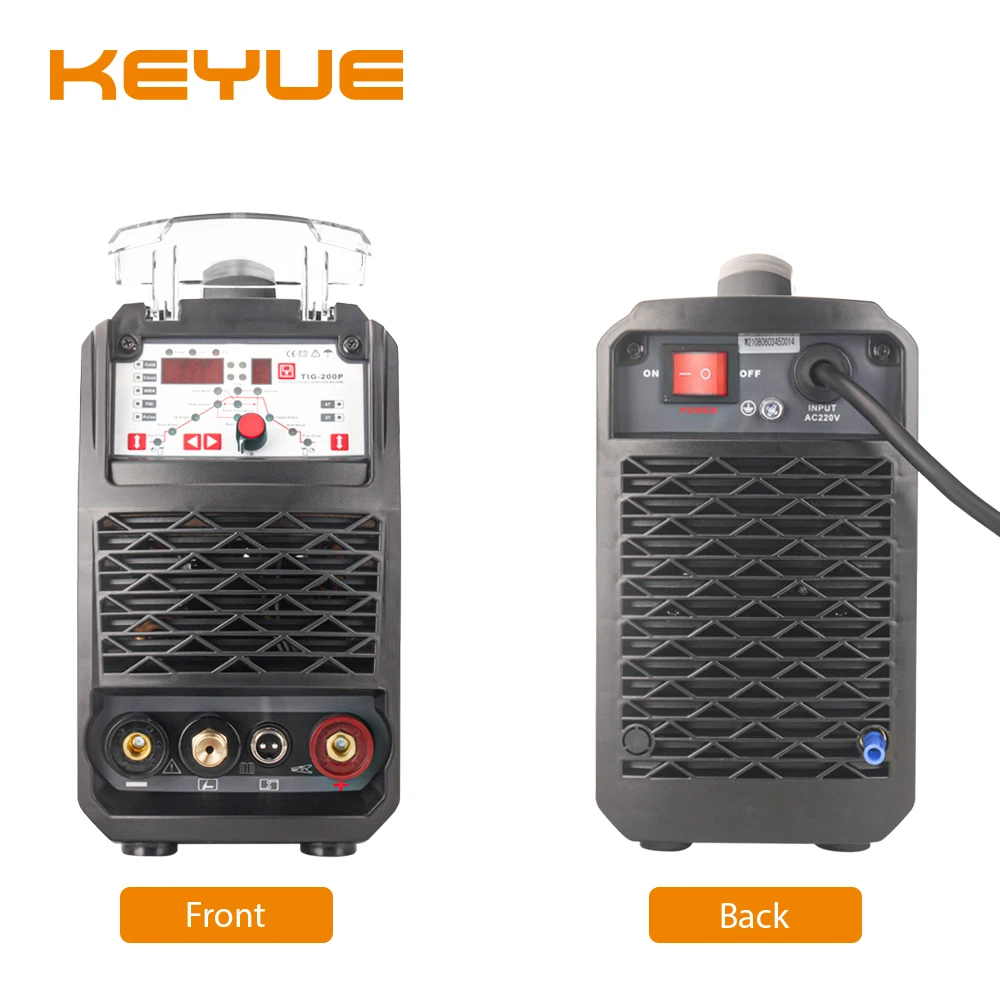 KEYUE TIG-200P Pulse Cold Tig Welding Machine TIG/COLD/PULSE/CLEAN/SMART/Au-Ag Cold  Multifunctional Welder