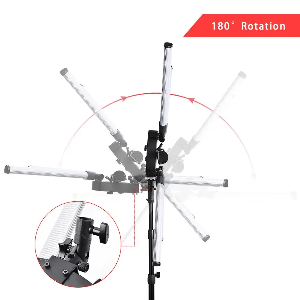 Fusitu 35 Inch Photography Light Led Star Lamp Video Photo Ring Light with Tripod For Camera Youtube Makeup