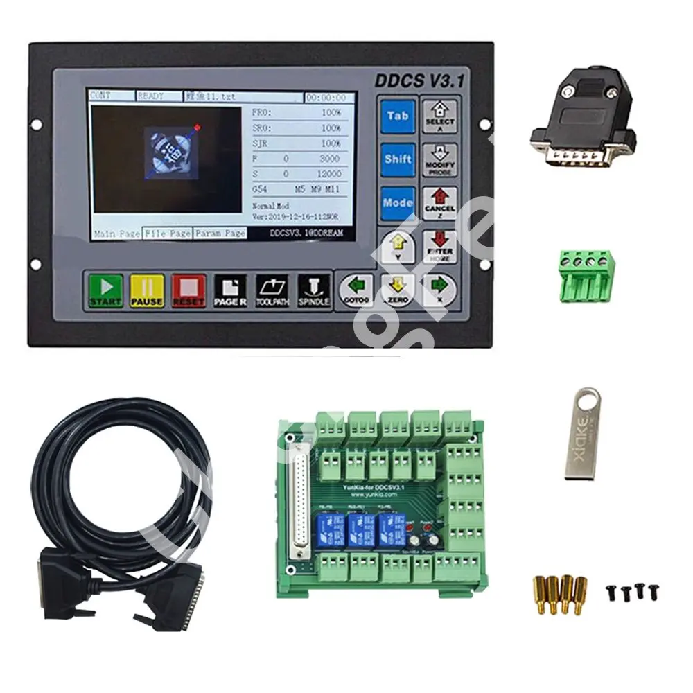 DDCSV3.1Upgraded wersji 3-w ramach osi 4 osi cnc kontroler + elektroniczny drogomierz w trybie offline motion system kontroli zamiast mach3