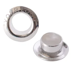 Customized Laser engraving logo brand,Solid 925 Sterling Silver Eyelet Rivets for Big Hole Beads,diy jewelry making accessories