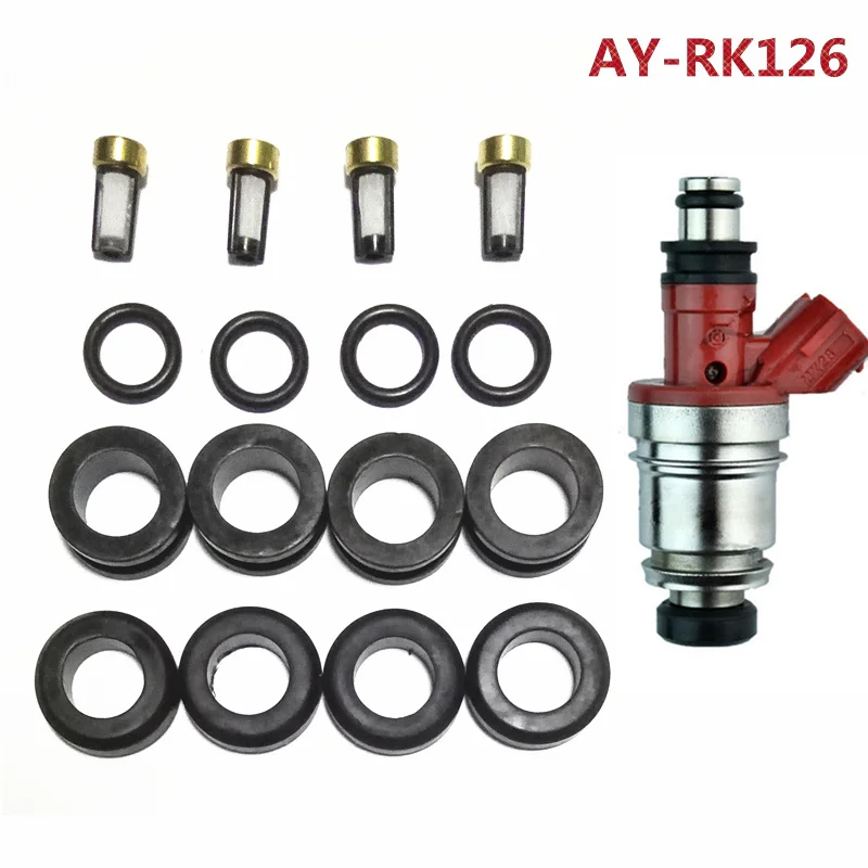 

4sets Fuel Injector Repair Kit Service Kit For Injector Part # JS28-2 Fit For Suzuki-Isuzu 1.8 2.0 2.3 2.6 (AY-RK126)