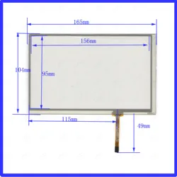 ZhiYuSun HSTTPA7.1G 7inch 4Wire Resistive TouchScreen Panel Digitizer this is compatible HST-TPA7.1G