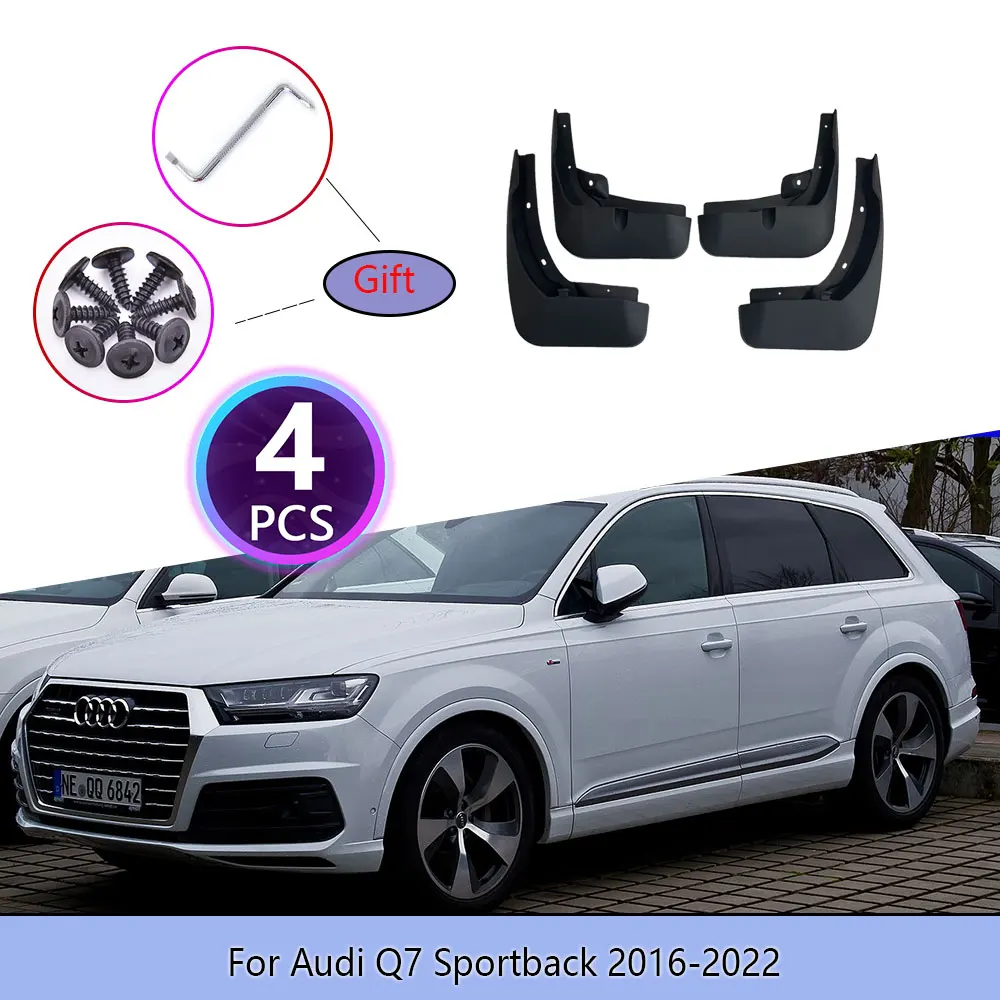 

Car Mudguards For Audi Q7 Sportback 2016~2022 Cladding Splash Flaps Mudflap Mud Guard Protect Accessories Car Goods 2017 2018