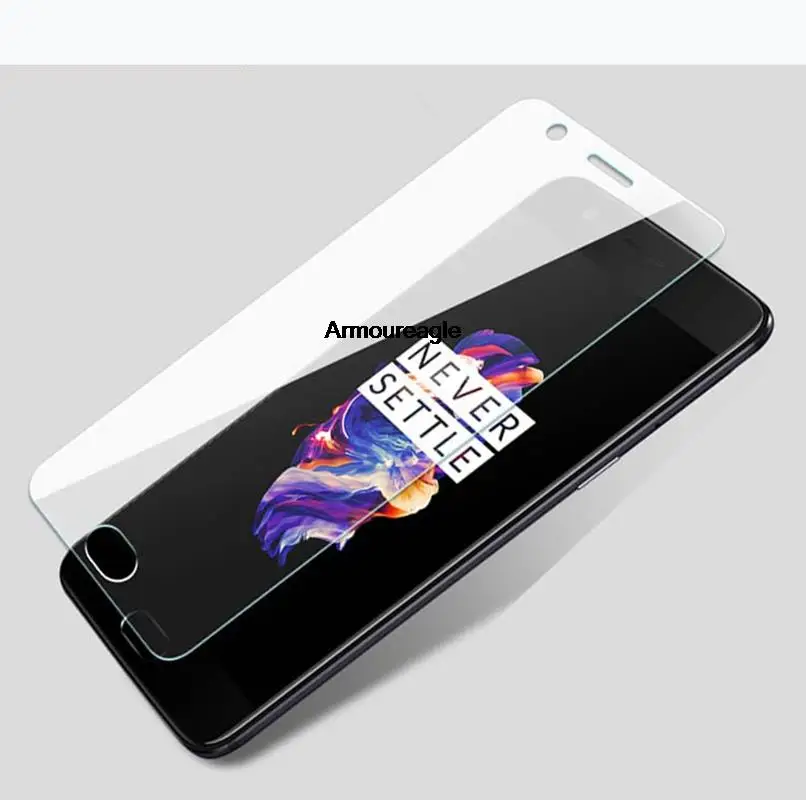 2pcs tempered glass on for oneplus x 2 3 3t 5 5t 6  nord n100 n10 7t 8t three explosion-proof protective film screen protector