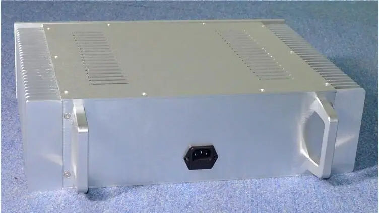 Silver Handle Full aluminum amplifier chassis / Class A amplifier case / AMP Enclosure / case / DIY box (430*315*120MM)