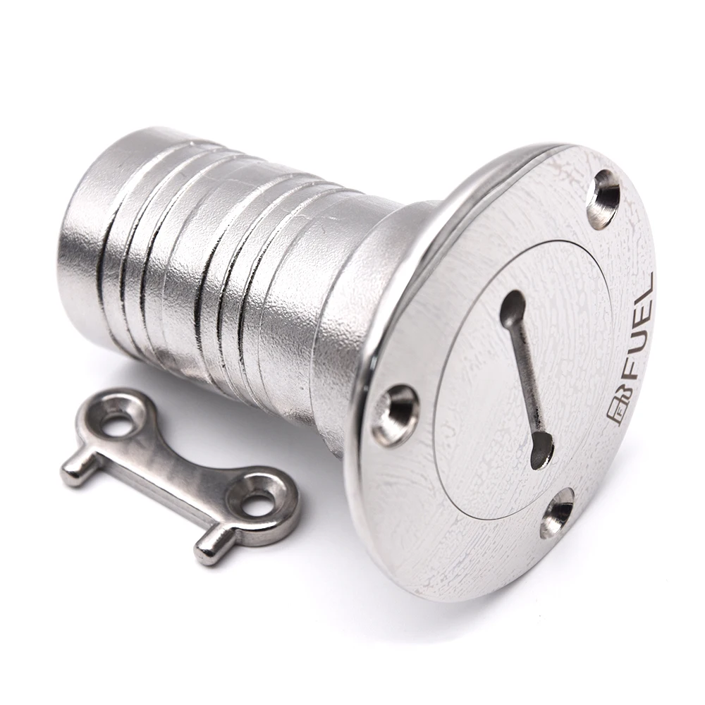 Marine Boat Hardware Deck Filler 38/50 mm 316 Edelstahl Schlüsselkappenfüller Wasserabfall Diesel Gas Kraftstoff Deckfüller 1,5" und 2" – Detail 16