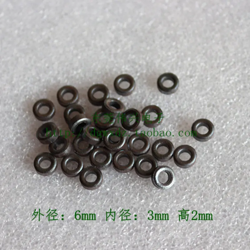 Ferrite core 6mm*3mm*2mm anti-interference core Filter magnetic beads 6*3*2 nickel-zinc inductor small magnetic ring