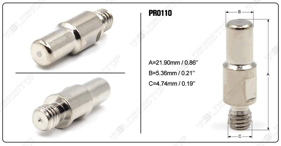 WS Elektrode PR-110 Düse PD-116-8 fit PT60 IPT-60 PT40 IPT-40 Trafimet S45 plasma cutter fackel 40 stücke – Detail 1