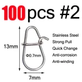 100pcs size 2