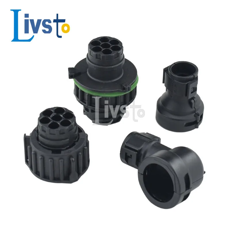 5 Sets 7 Pin Way Tyco Amp Bu-Ste Kpl Circular Din Housings Connector Male Female 1.5MM Socket Plug 968421-1 967650-1 1718230-1