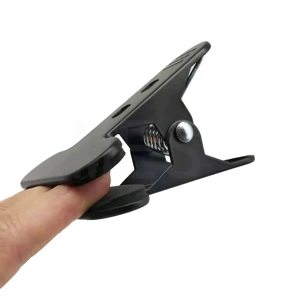 High quality 4inch Spring Clips Strong Strength Clamp Metal Wide Mouth Black Woodworking Powerful With EVA foam Cover Hand Tool