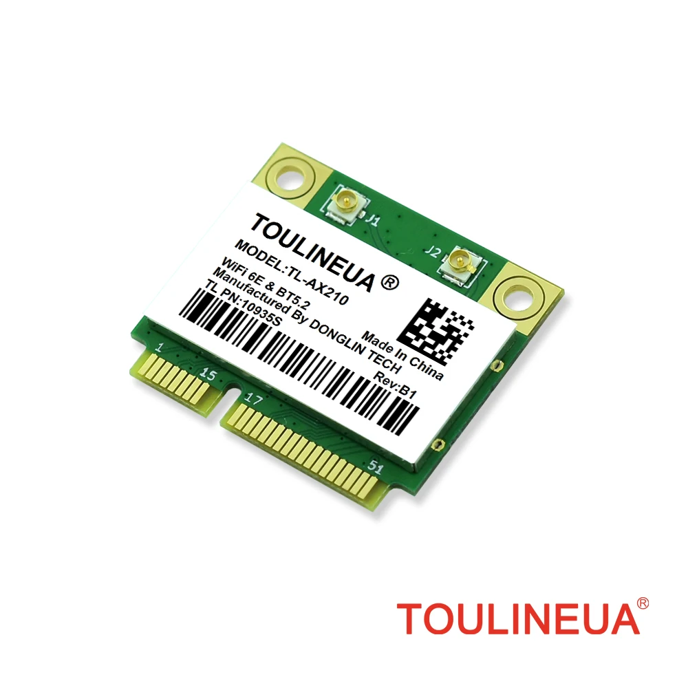 TL-AX210 AX210 WIFI 6E BT5.2 Intel AX200 8265 8260 7265 9260 AX210HMW Mini PCIe AX210NGW Network Card PK 8265NGW