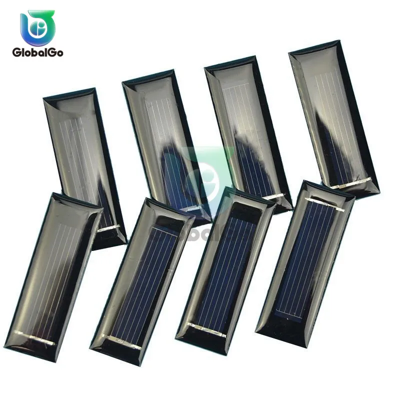 5pcs/Lot Solar Panel 0.5V 100m Mini Solar System DIY For Battery Cell Phone Chargers Portable Solar Cell 0.05W