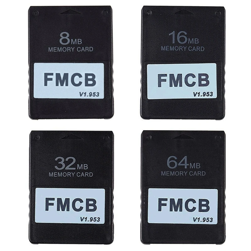 FMCB v1.953 Card Memory Card for PS2 2 Free McBoot Card 8 16 32 64MB