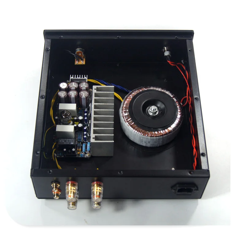 

TDA1514+5670 6N3 40W*2 tube buffer amplifier, front and back gallbladder, put about 20 times, can exceed 8A high current