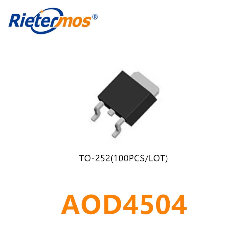 100 Chiếc AOD4504 D5404 T0-252 SMD Chất Lượng Cao