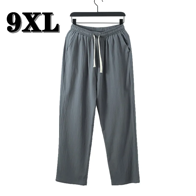 

Ovsersizd Pants Men Overweight Casual Trousers Men's Clothing At Home Pants Big Plus Size Cotton Cloths Streetwear Free Shipping