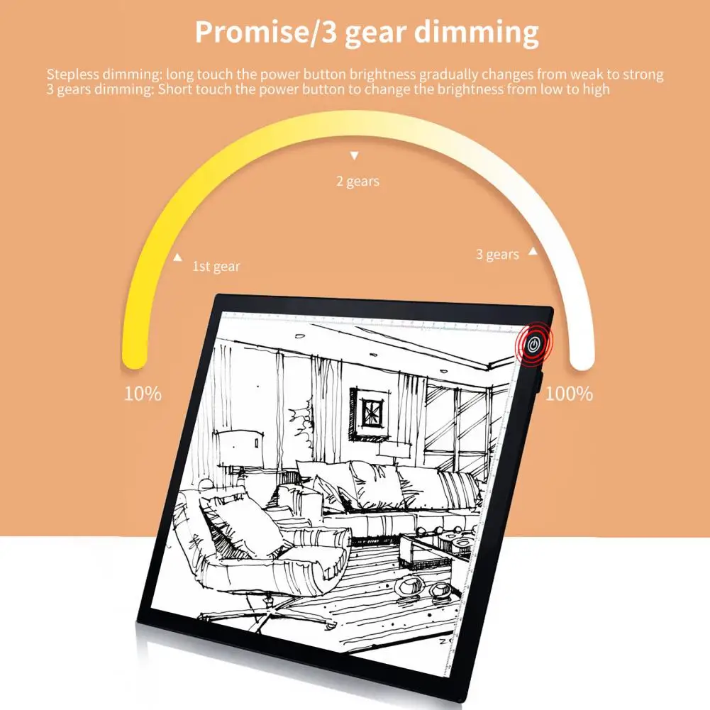 Tavolo da disegno ultrasottile A3 A4 LED calligrafia tracciamento tavolo da disegno a forte aspirazione tavolo da disegno a LED magnetico tavoletta grafica a LED fai-da-te