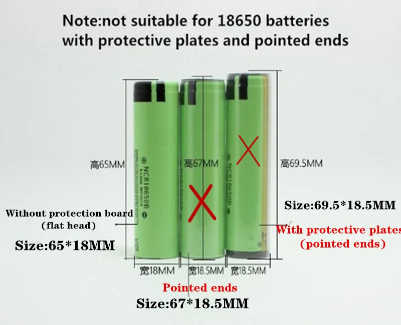 3Pcs 18650 Battery Case Box Holder, 2x18650 Waterproof Storage Box, Rechargeable Battery Container for Power Bank