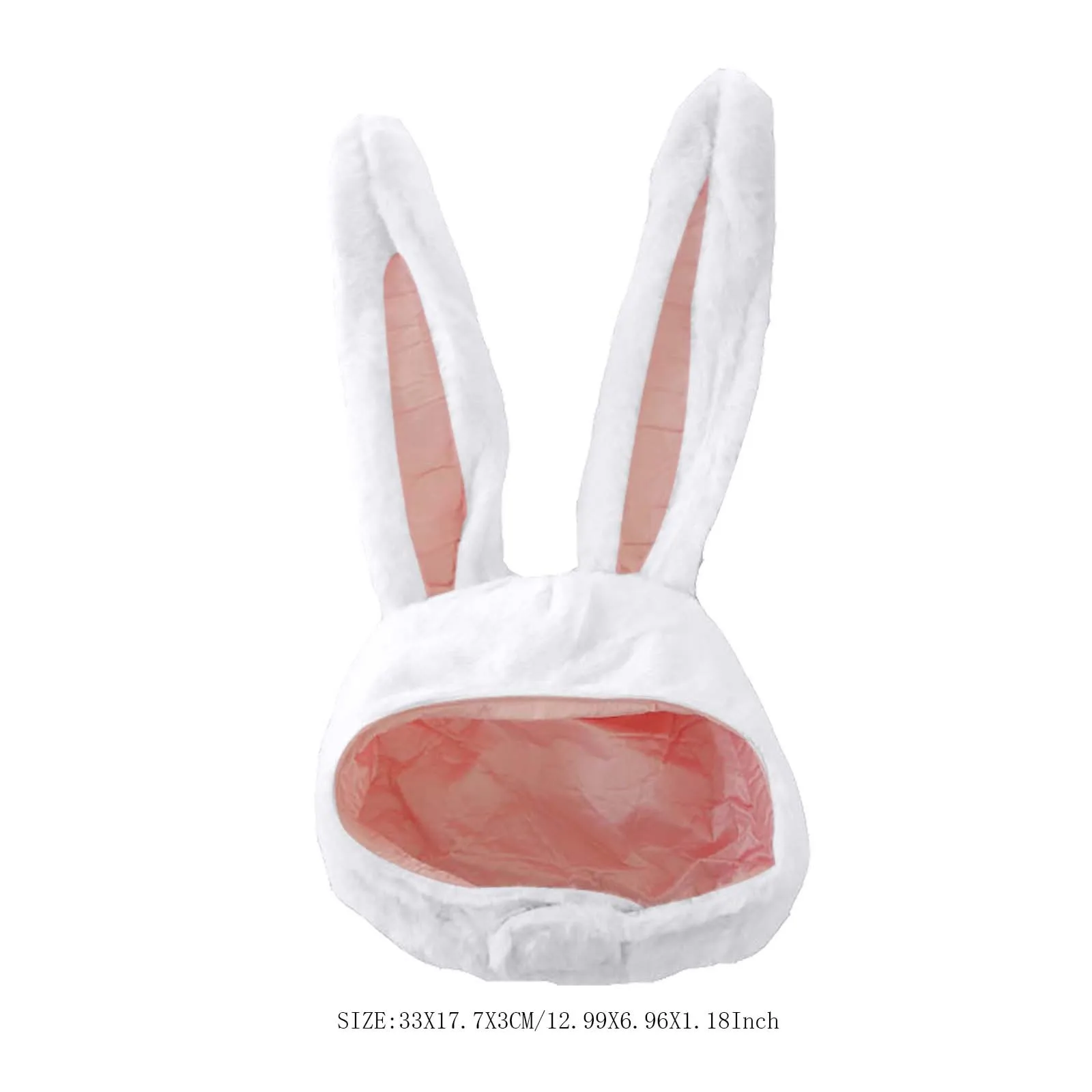 Christmas Party Cute Cosplay Women Girls Long Bunny Ears Cap Cosplay Beanie Plush Hat Bunny Ears Hat Rabbit Headgear Holiday Hat