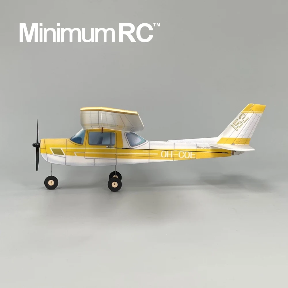 MinimumRC Yellow Cessna-152  360mm Wingspan 3 Channel Trainer Fixed-wing RC Airplane Outdoor Toys For Children Kids Gifts