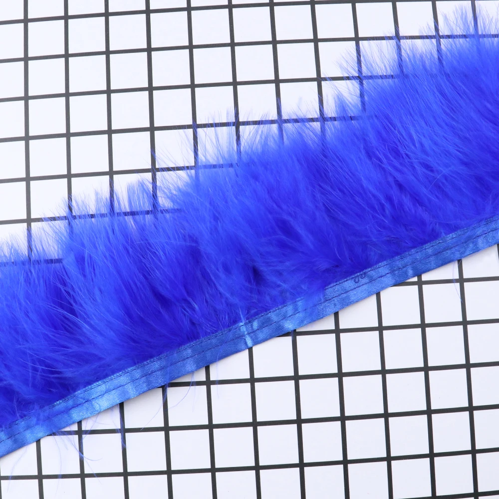1 Meter Fancy Soft Fluffy Dyed - огляд і ціна Feather Trim Marabou