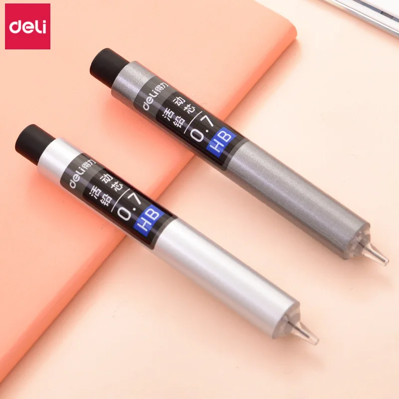Press Type 0.5 0.7 HB Automatic Pencil Lead Press To Fill The Not Dirty Hands Office School Stationery Mechanical Pencil Refills image 4