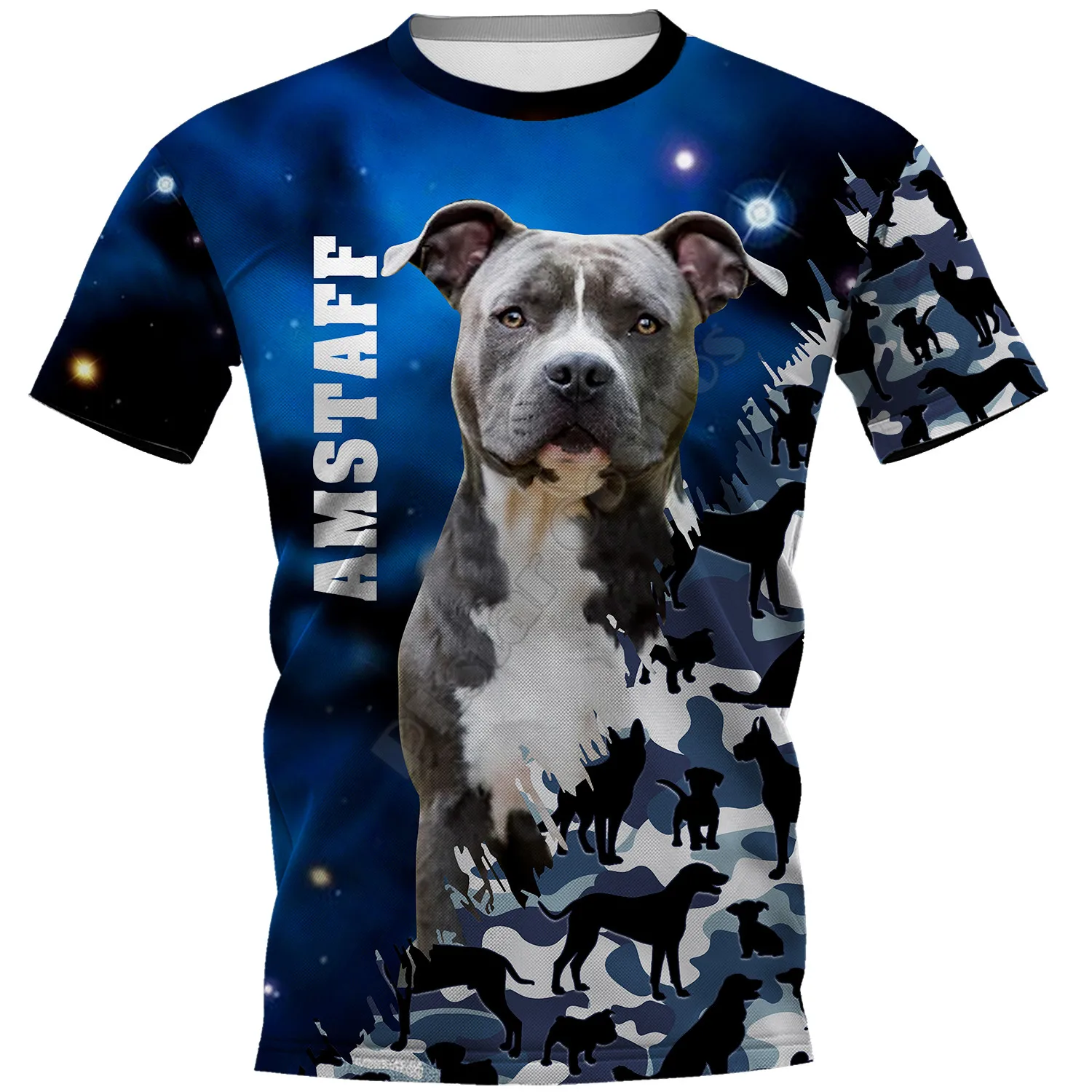 

Amstaff 3D Printed t shirts women for men Summer Casual Tees Short Sleeve T-shirts Short Sleeve Drop Shipping 05