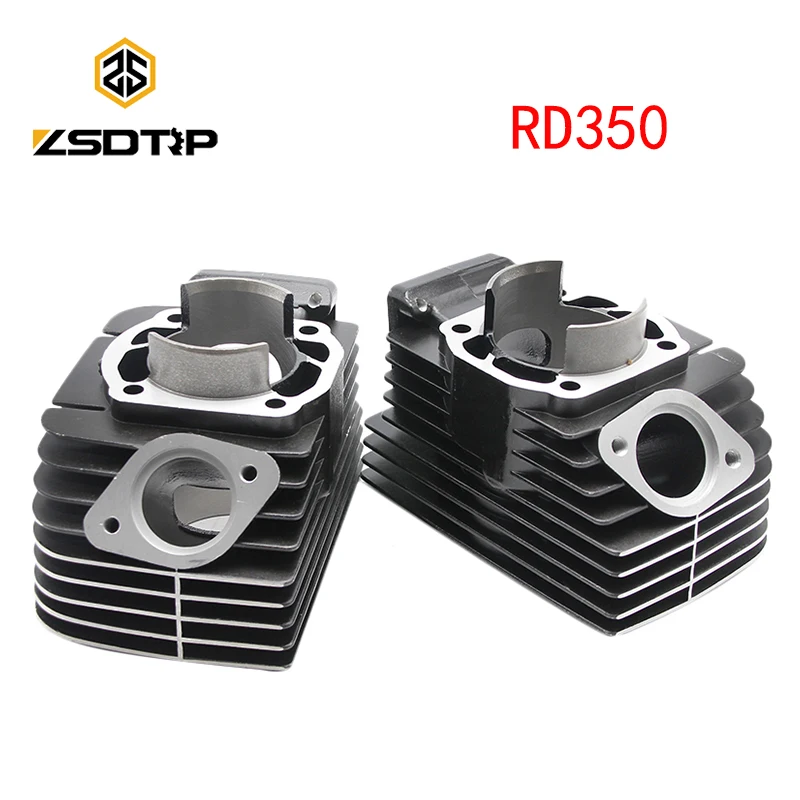 

ZSDTRP Original Motorcycle Engine Parts 64mm RD350 Motorcycle Cylinder Block Kit For YAMAHA RD350 1973 1974 1975 Racing