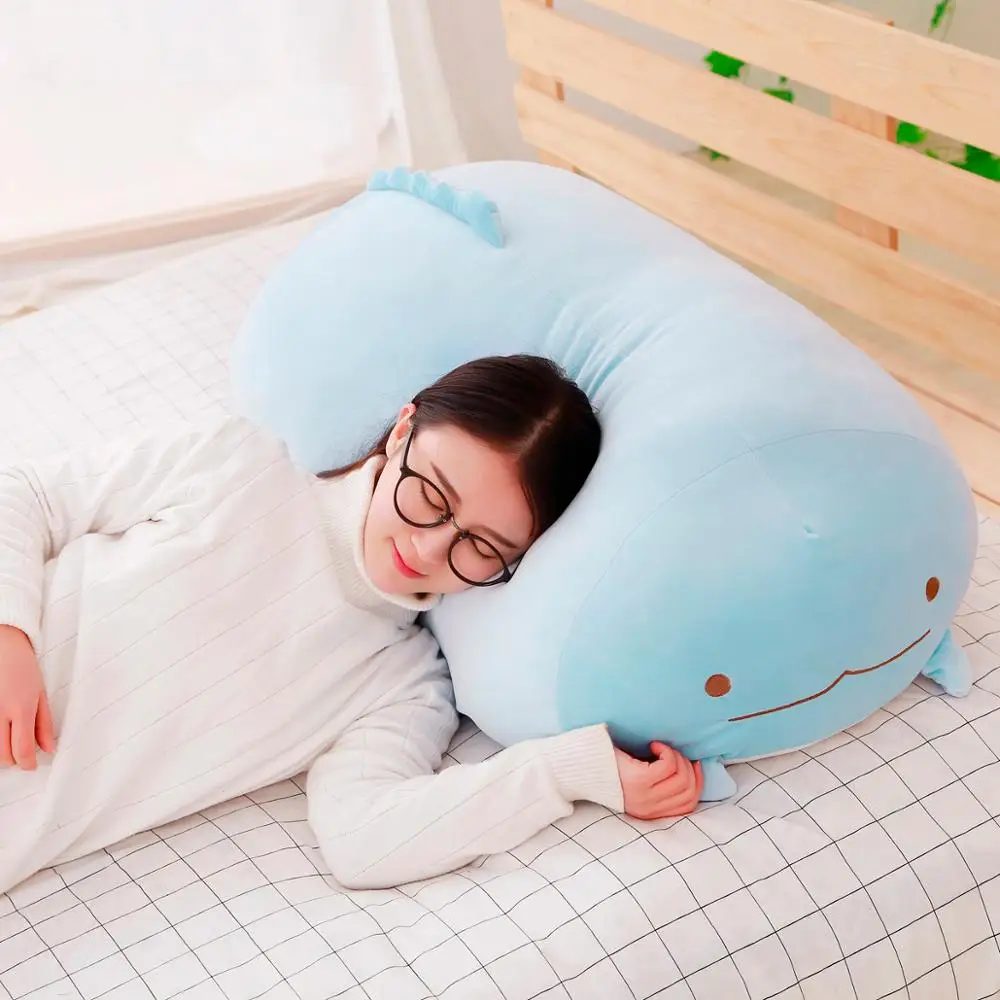 1pc 90cm canto bonito bio travesseiro japonês animação sumikko gurashi brinquedo de pelúcia recheado presente macio dos namorados para o bebê menina