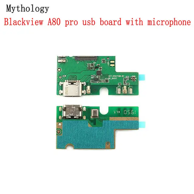 Dla Blackview A80 Pro oryginalna płyta USB 6.49 "ładowarka do telefonu komórkowego obwody Flex Cable złącze stacji dokującej mikrofon mitologia