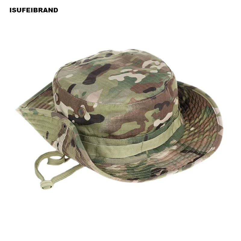 Outdoor Sports Tactical Bonnet, Round-brimmed Sun Bonnet, James Super Light Sniper Fishing Hat  BH01