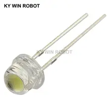 50 Pcs 5mm LED Straw Hat Diodes #5