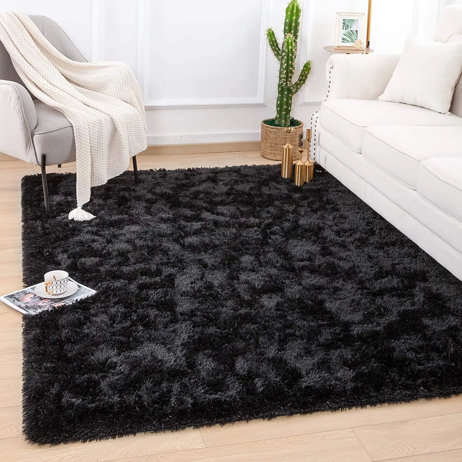 

Soft Kids Room Rugs Anti-Skid Large Fuzzy Shag Fur Area Rug Modern Indoor Home Living Room Floor Carpet Nursery Decor Carpet Rug