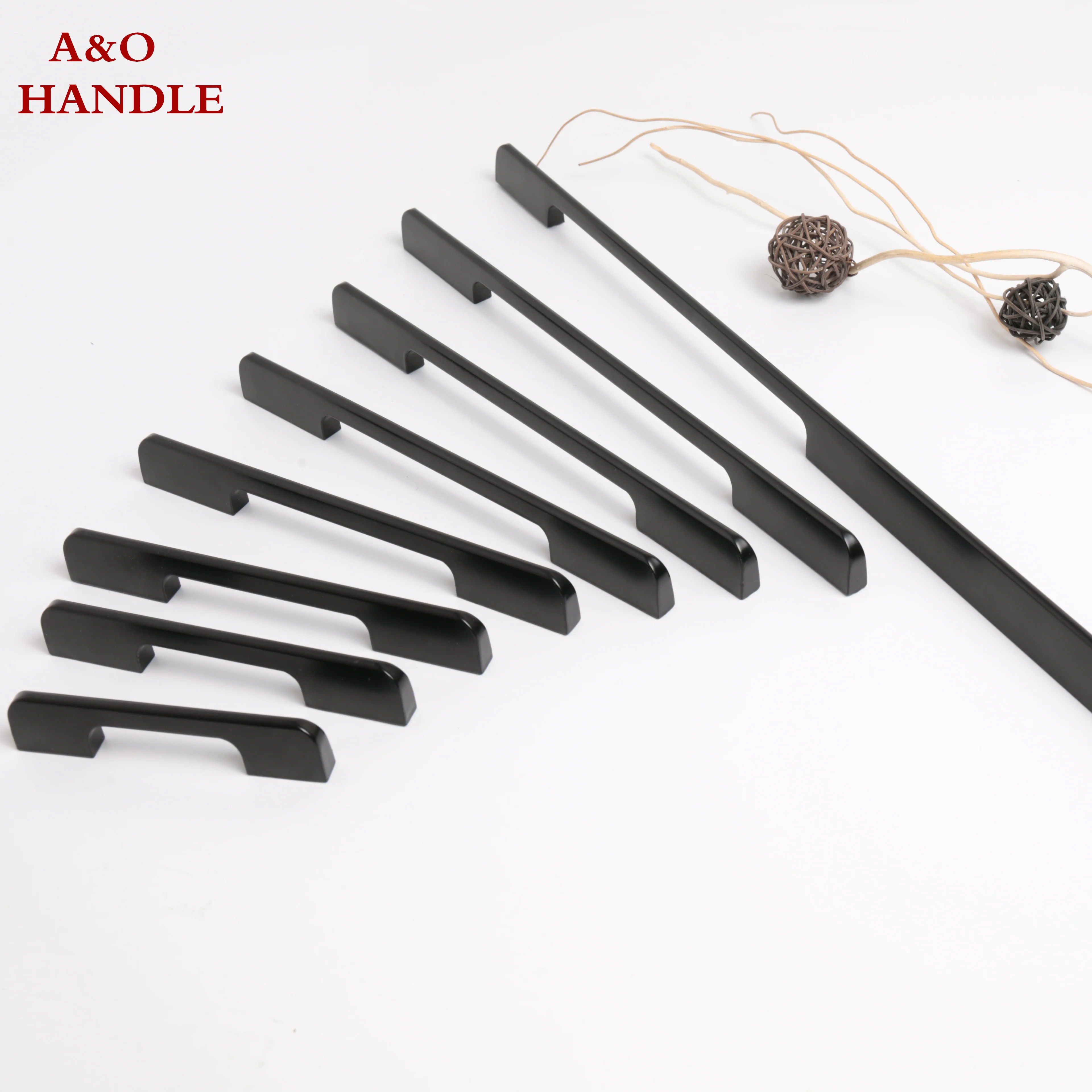 Handles Drawer Cabinet Furniture Kitchen Handles for Wardrobe Doors and Windows Black Golden 1000mm Super Long Hardware