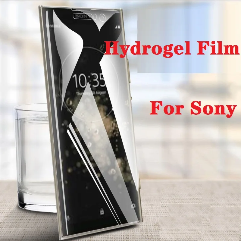 protective on for sony xperia xz xz1 xz2 premium compact zx zx1 zx2 Hydrogel Film xzs zxs 1 2 screen protector protection