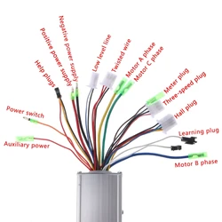 2024 New DC 24/36V 250W Brushless Regulator Speed Controller Scooter E-bike Electric Motor