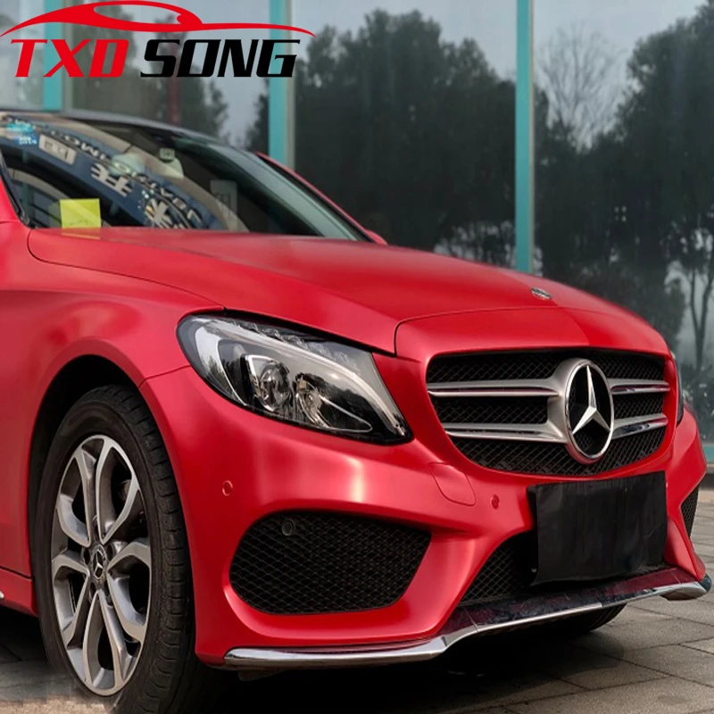 

Chrome metallic matte red Vinyl Wrap Film Satin Metallic chrome red Car Body Wrapping Foil Car Sticker for car styling 1.52*18m