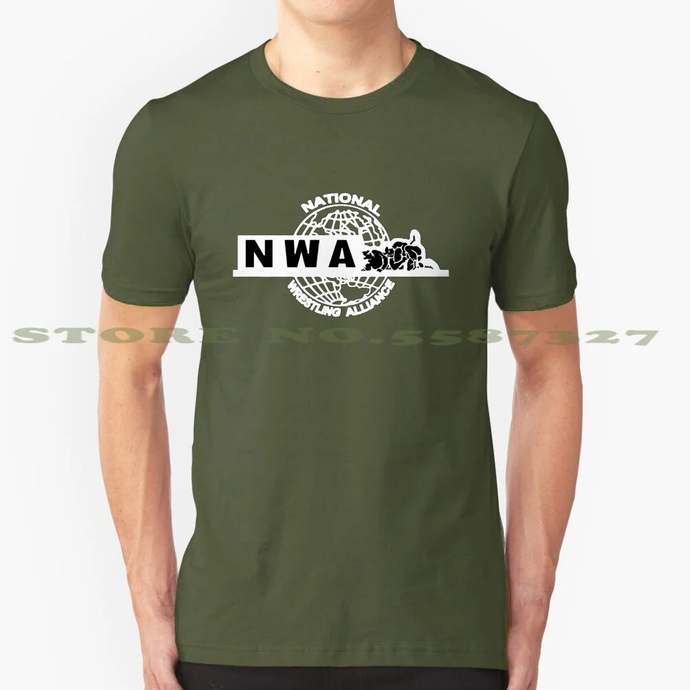 Nwa Logo Variation 3 Fashion Vintage Tshirt T Shirts Nwa National Wrestling Alliance Pro Wrestling Ric Flair Mid Atlantic Ricky