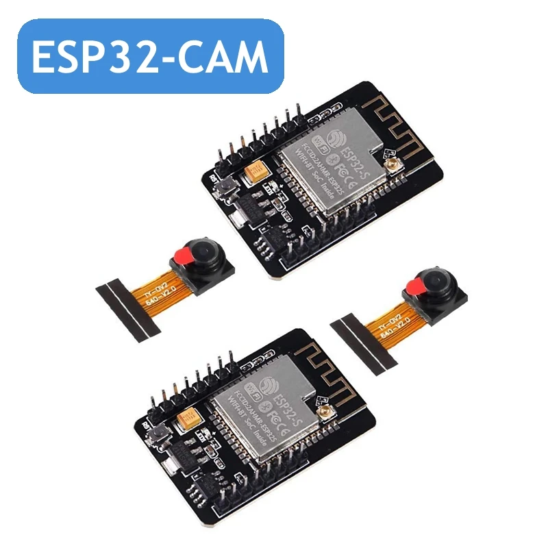 

2Pcs ESP32-CAM WiFi + Bluetooth Module WiFi for ESP32 CAM Development Board with Camera Module OV2640 2MP for Arduino