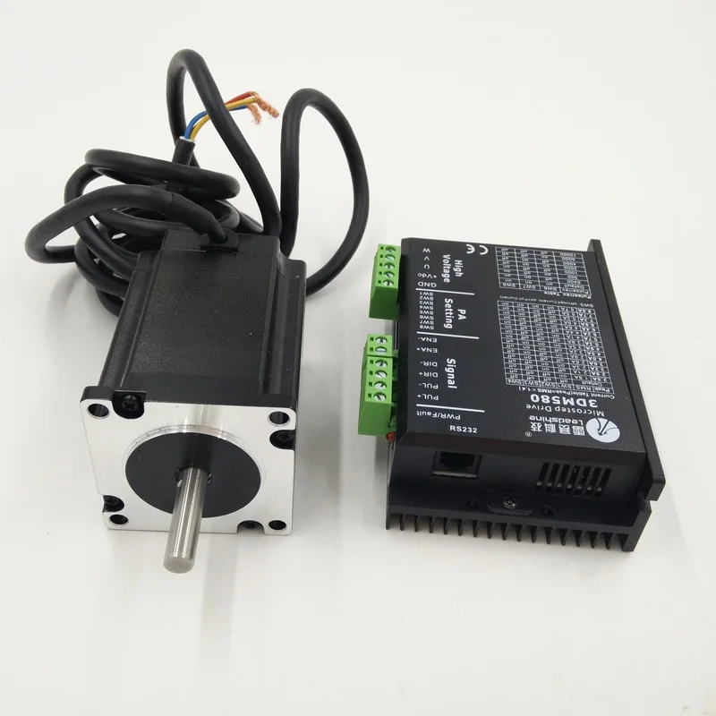 محرك خطوي بالتحكم الرقمي بالكمبيوتر طقم سائق 573S09L تحديث 573S10-LS و 3ND58 0 محرك خطوي بالتحكم الرقمي بالكمبيوتر 3-Phase السائر سائق المحرك