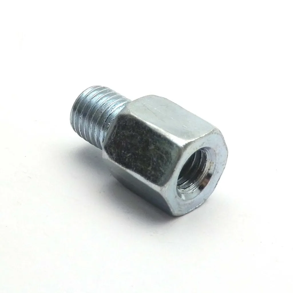 Par de adaptadores de espejo trasero para motocicleta, M10, 10MM, M8, 8MM, 6MM, en sentido antihorario, tornillo de cambio de rosca derecho e