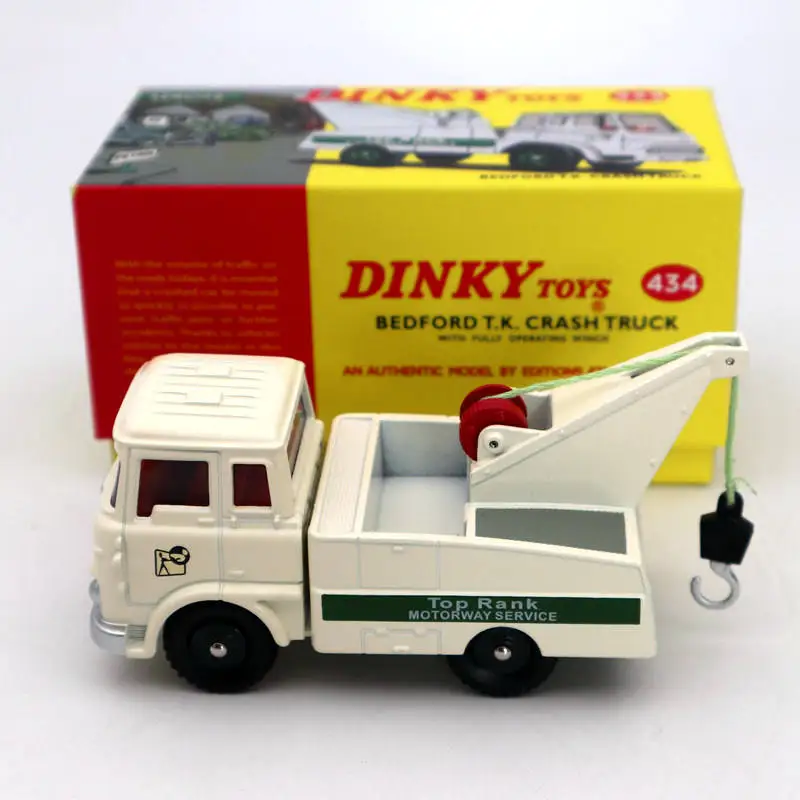 Atlas Dinky toys 434 Bedford TK Crash Truck With Fully Operating Winch Diecast Models Limited Edition Collection Auto car