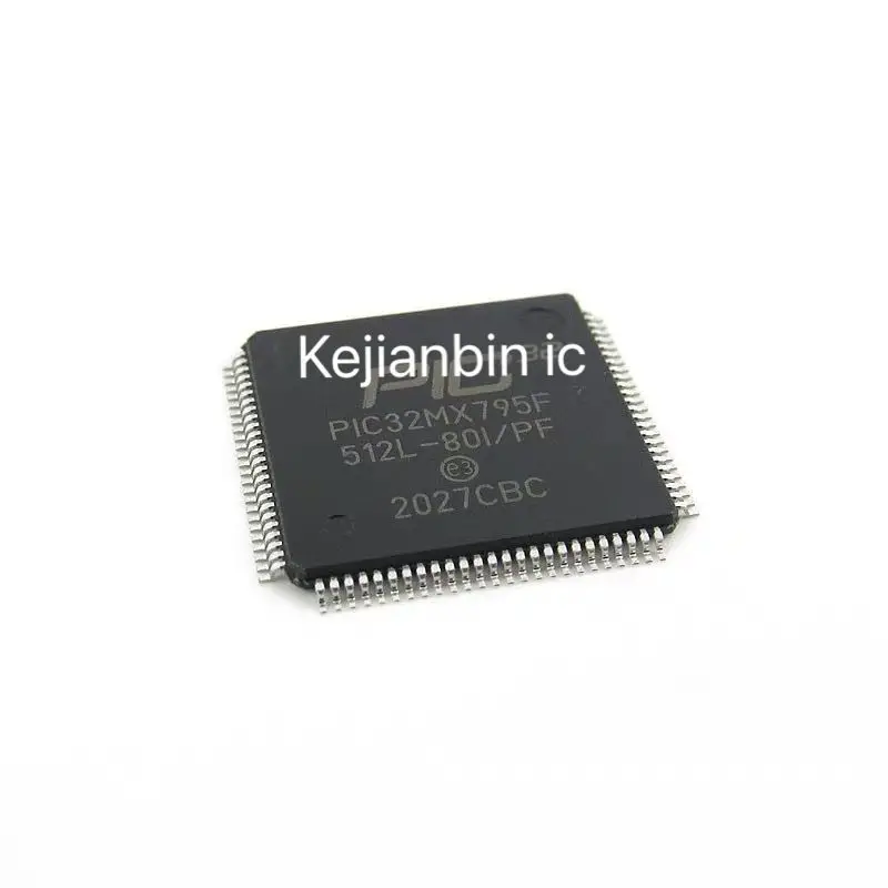 

5~20PCS PIC32MX795F PIC32MX795F512L PIC32MX795F512L-80I/PT QFP100 32-bit microcontroller New imported original