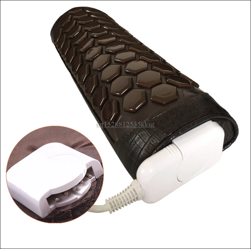 Hexagon jade infrared heating germanium stone jade cervical heated PR-P002 massage relaxant cervical tourmaline pillow